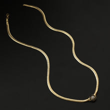 Load image into Gallery viewer, Herringbone Cz Diamond Chain Necklace
