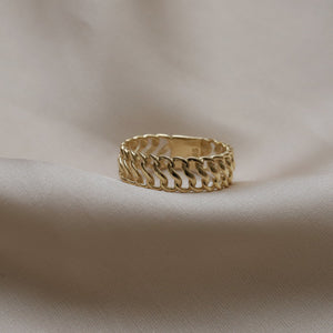 Vienna Chain Gold Ring