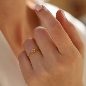 Dainty Gold Knot Ring