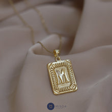 Load image into Gallery viewer, Retro Initial Necklace
