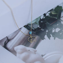 Load image into Gallery viewer, Silhouette Elephant Necklace
