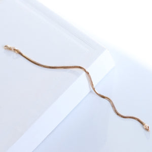 Rose Gold Snake Chain Bracelet