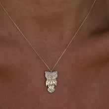 Load image into Gallery viewer, Dainty Owl Necklace
